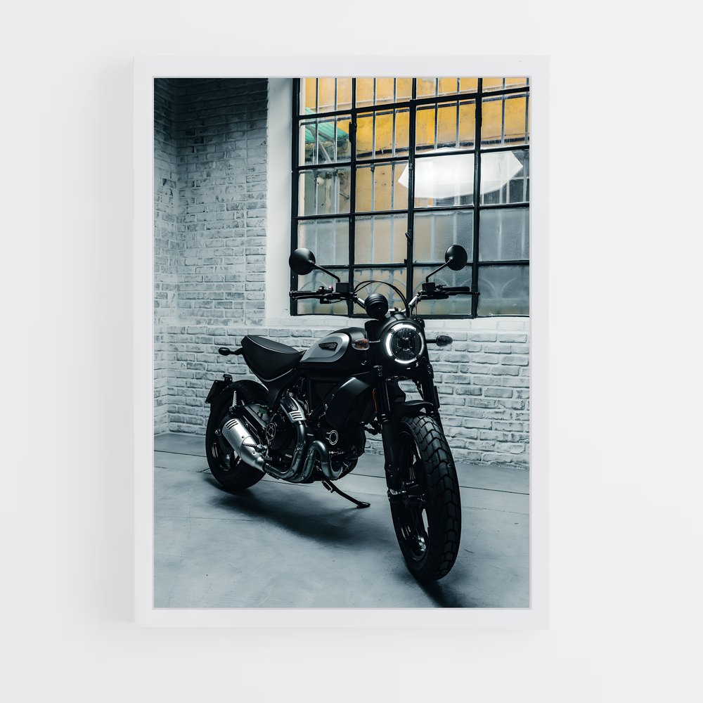 Poster Scrambler icône captivante – affiche Ducati (vue 3)